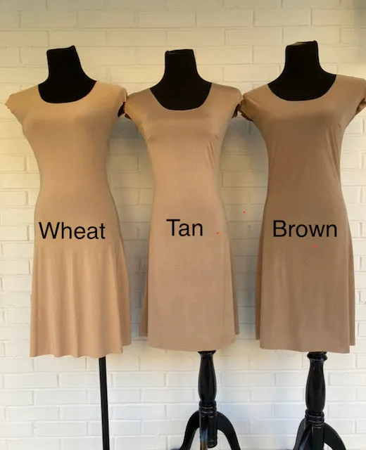 Lizzy Slip Cap Sleeve V-Neck Dress Slip