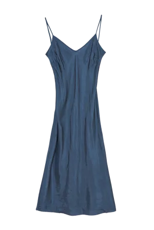 Long Bias Slip Dress in Scuba