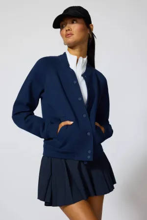 Luxefleece Bomber Jacket - Navy