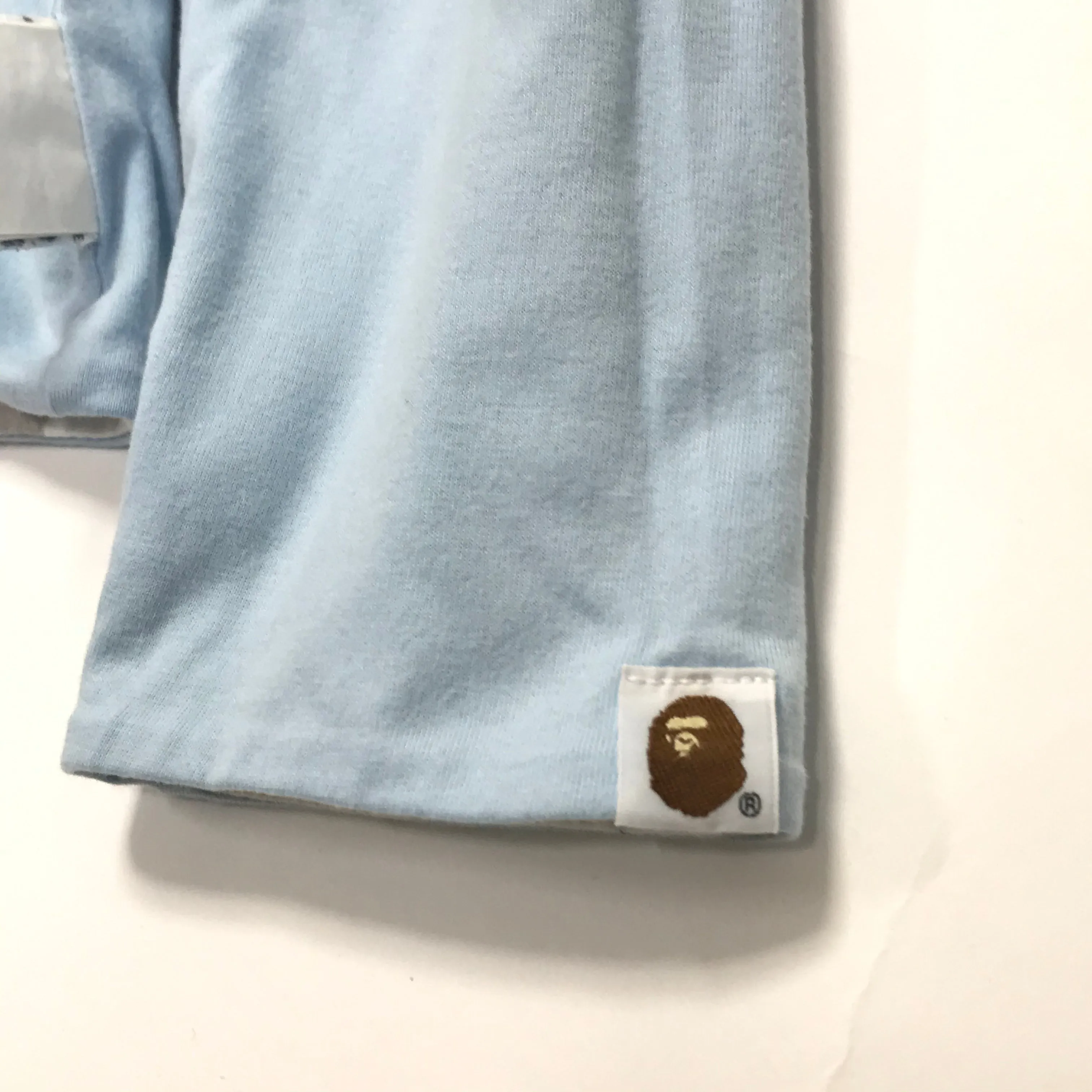 [M] A Bathing Ape Bape Camo / Neon Logo Reversible L/S Tee
