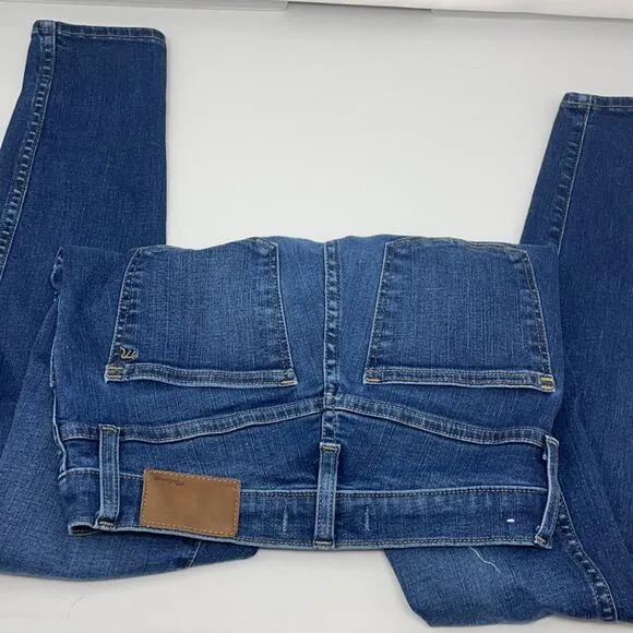 Madewell 10” High-Rise Skinny Jeans in Hayes Wash Size 25