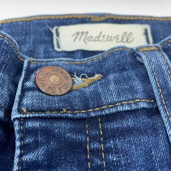 Madewell 10” High-Rise Skinny Jeans in Hayes Wash Size 25