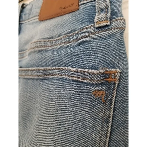 Madewell 10&quot; high rise skinny crop jeans
