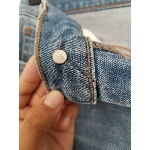 Madewell 10&quot; high rise skinny crop jeans