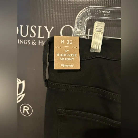 Madewell 9” High Rise Skinny Jeans NWT sZ W32