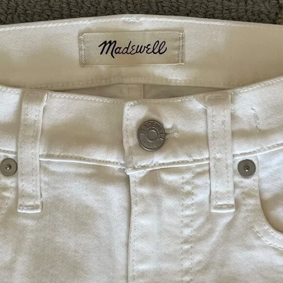 Madewell‎ 9&quot; High Riser Skinny Skinny Jeans White Size 26