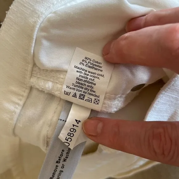 Madewell‎ 9&quot; High Riser Skinny Skinny Jeans White Size 26