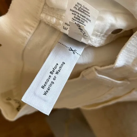 Madewell‎ 9&quot; High Riser Skinny Skinny Jeans White Size 26