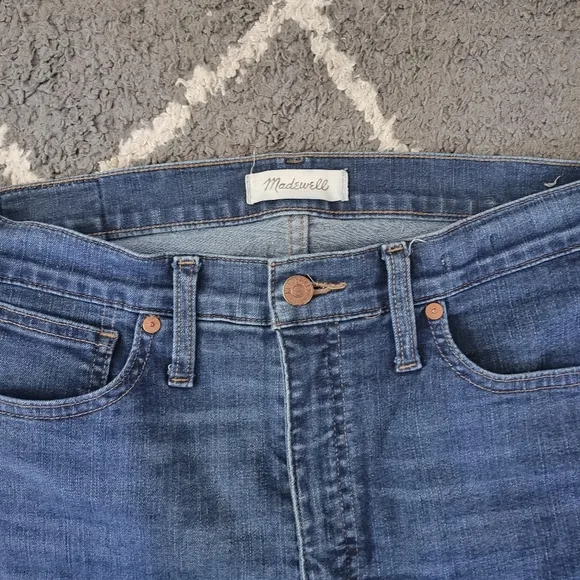 Madewell Hayes Wash 10-Inch High Rise Skinny Jeans Size 30