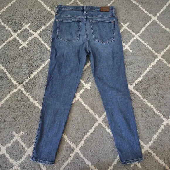 Madewell Hayes Wash 10-Inch High Rise Skinny Jeans Size 30
