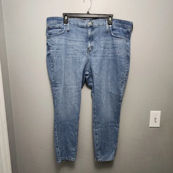Madewell Women's high rise skinny jeans size 35P 20 blue
