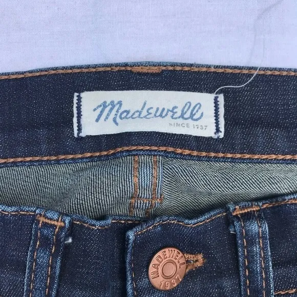 Madewell Women’s Jeans Skinny Skinny Blue Jeans Dark Wash 26 Like New