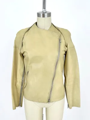 Maison Martin Margiela Leather Deconstructed Jacket