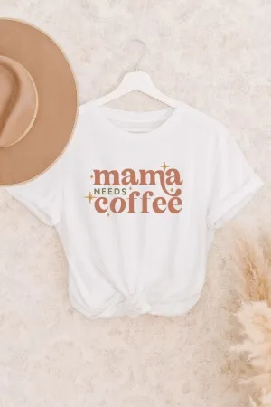 Mama Needs Coffee Graphic Tee - Curvy 