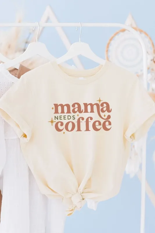 Mama Needs Coffee Graphic Tee - Curvy 