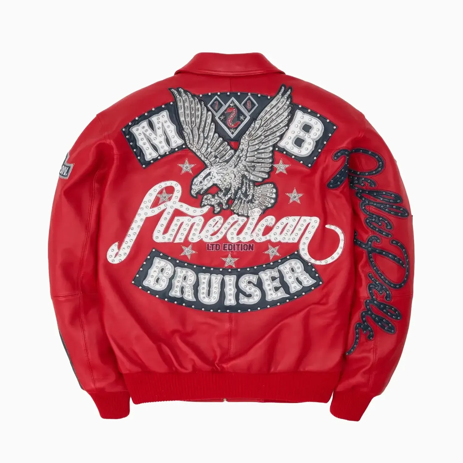 Men's American Bruiser Plush Leather Jacket