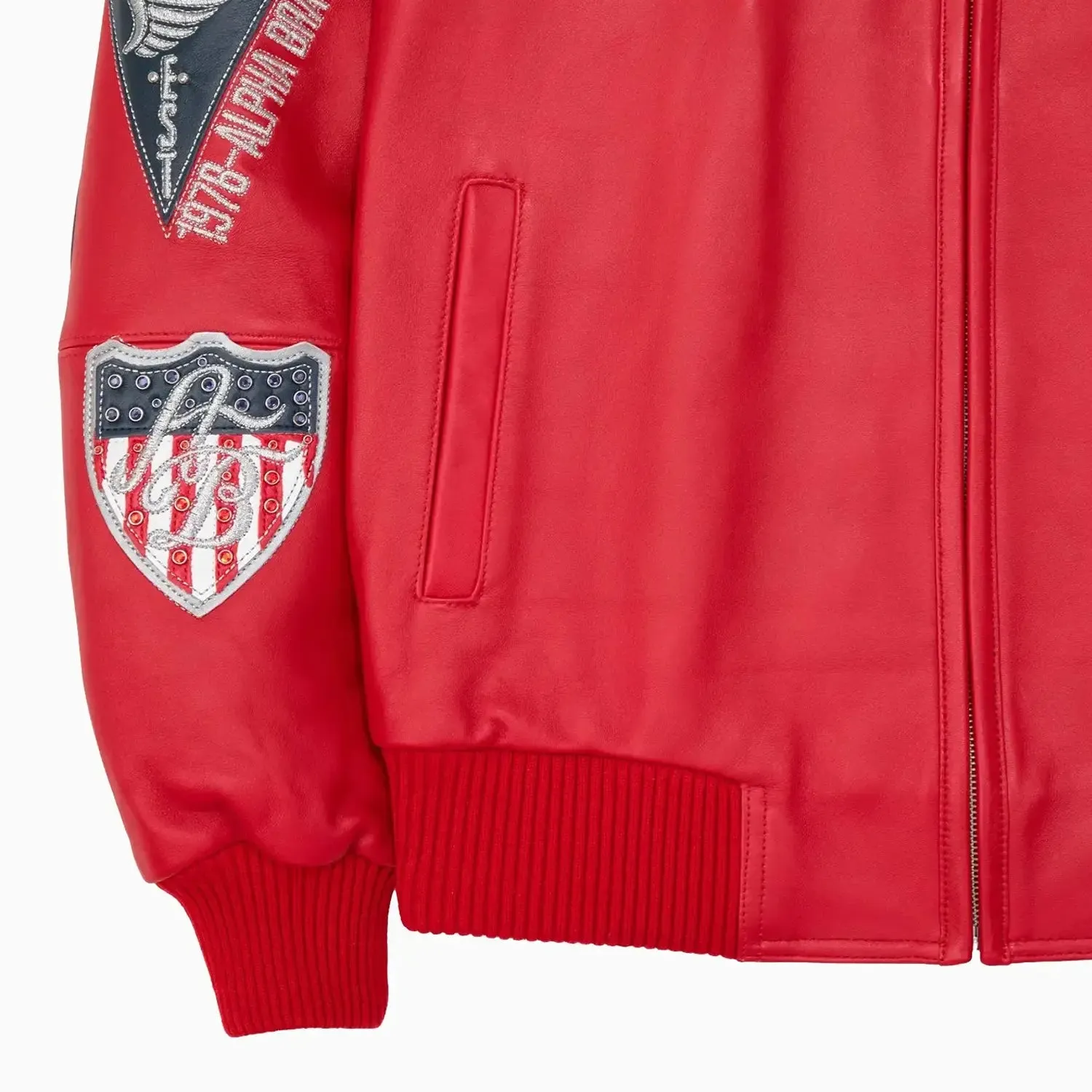 Men's American Bruiser Plush Leather Jacket