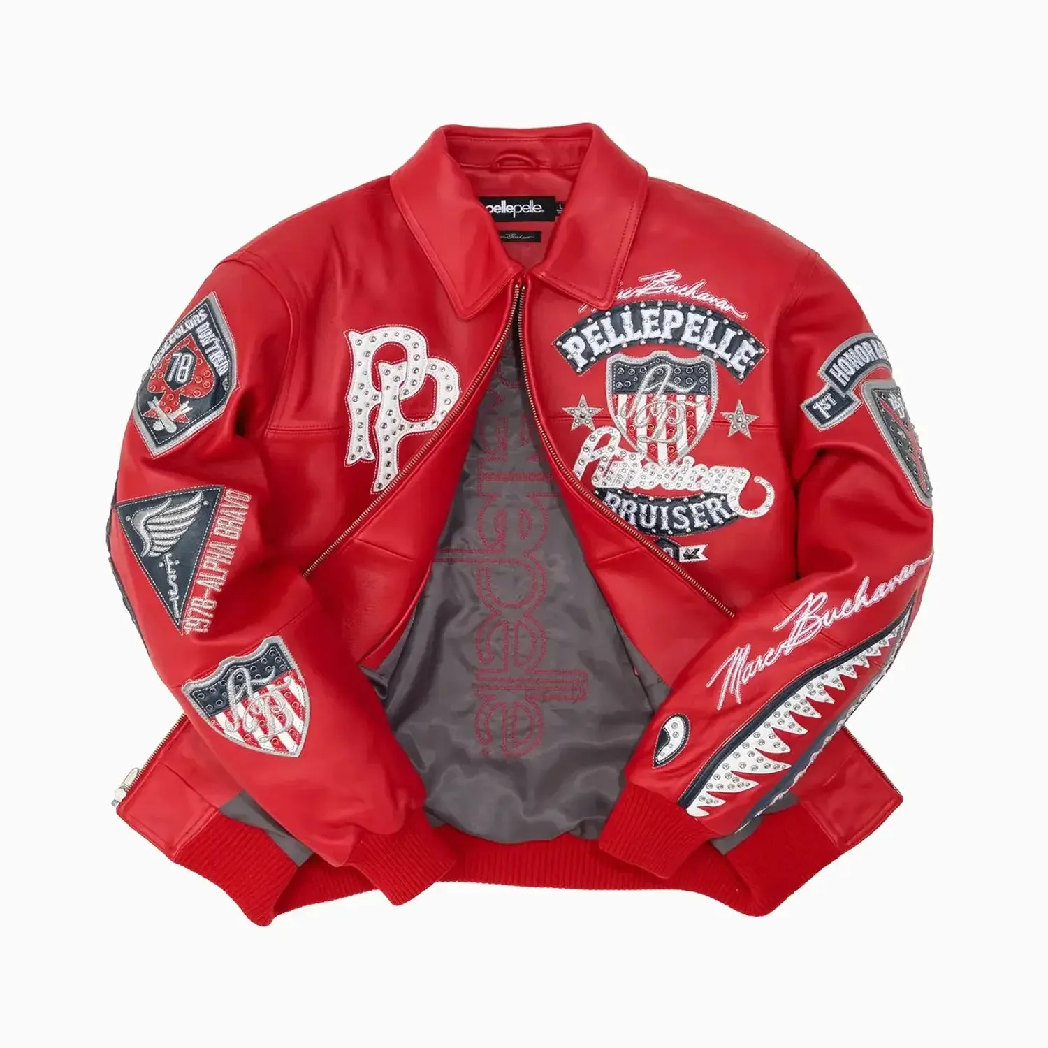 Men's American Bruiser Plush Leather Jacket