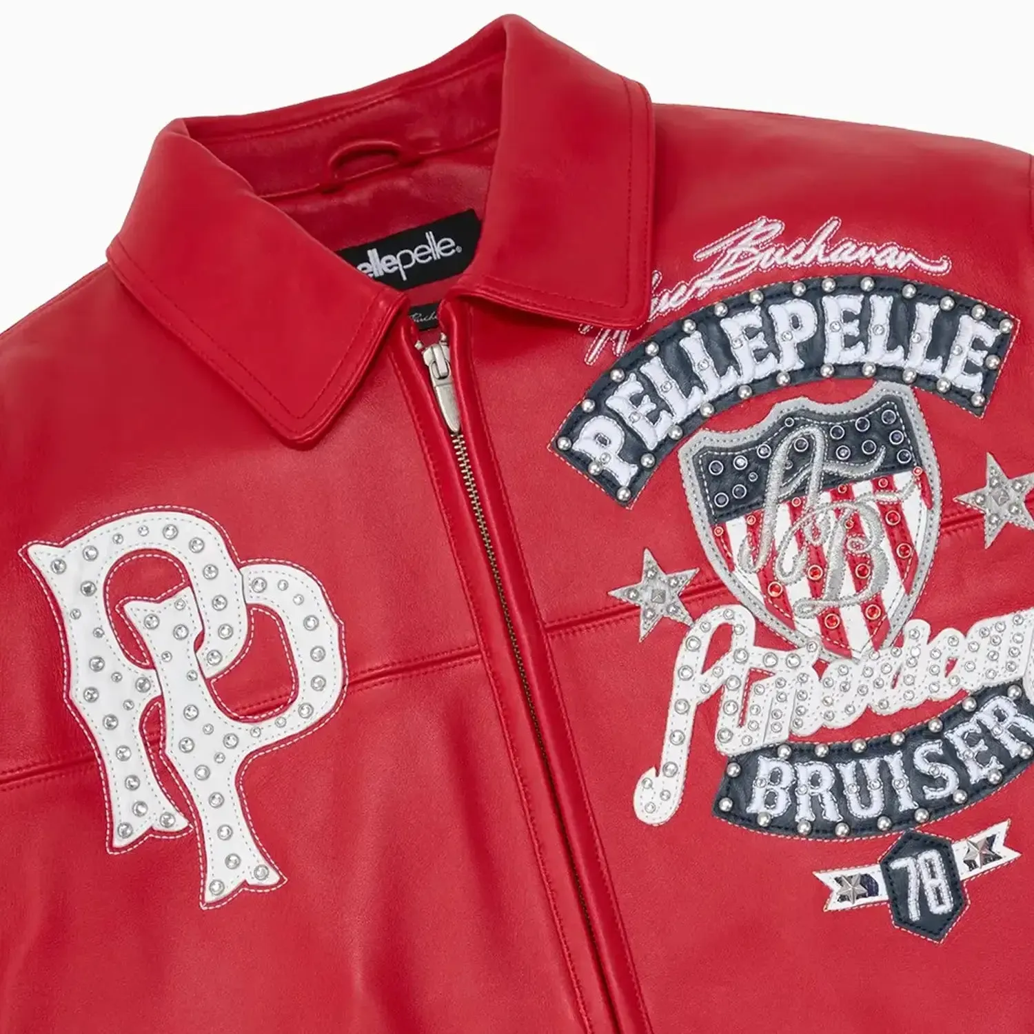 Men's American Bruiser Plush Leather Jacket