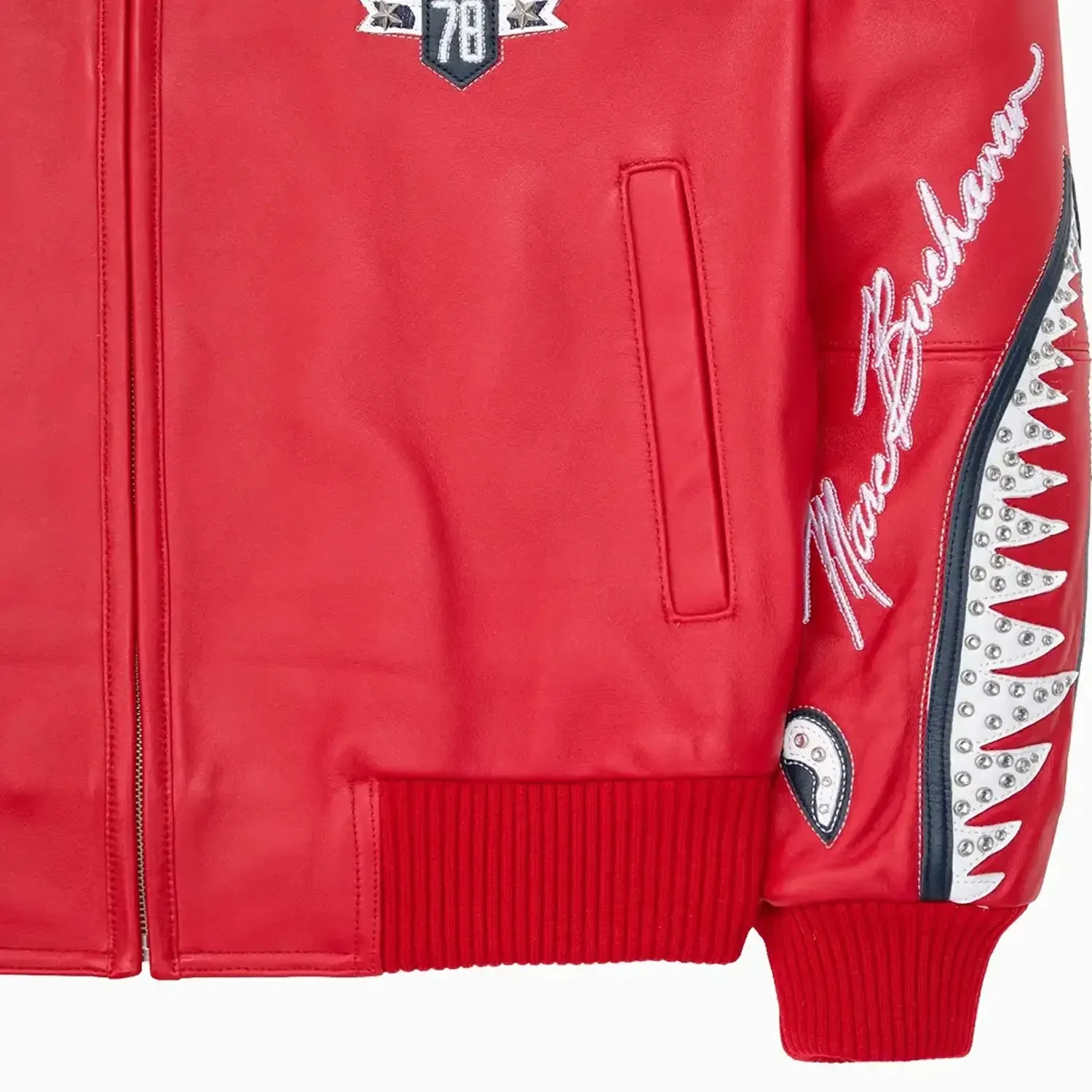 Men's American Bruiser Plush Leather Jacket