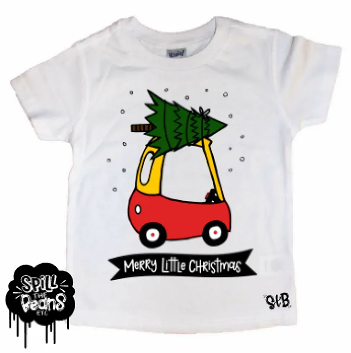 Merry Little Christmas Holiday Kid's Shirt Or Bodysuit