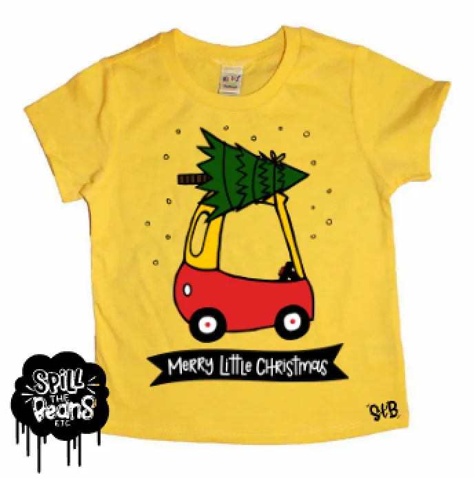 Merry Little Christmas Holiday Kid's Shirt Or Bodysuit