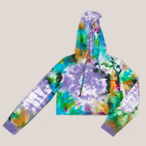 Midsummer Tie Dye Hoodie Crop Top