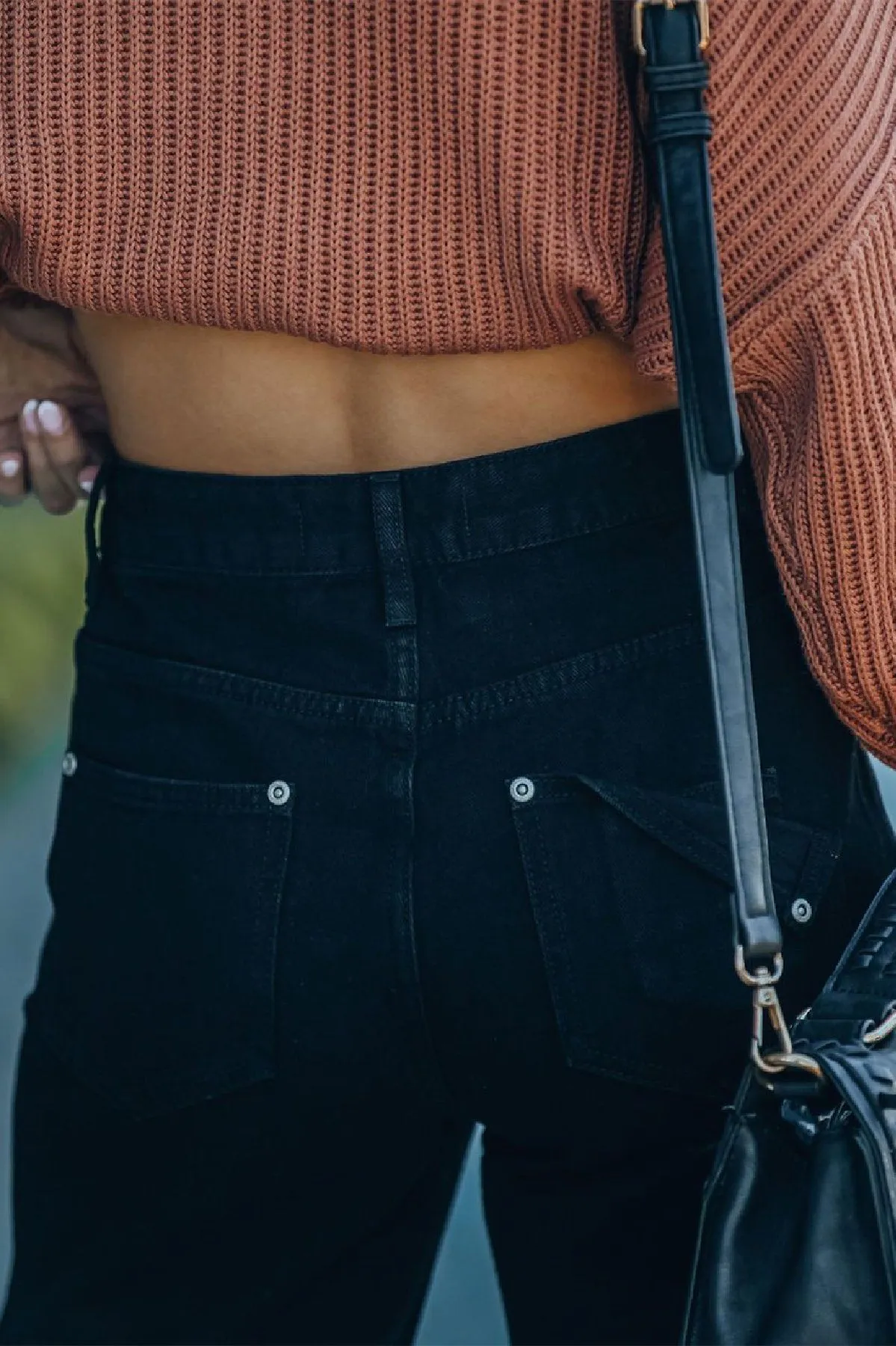 Mila High Rise Distressed Denim