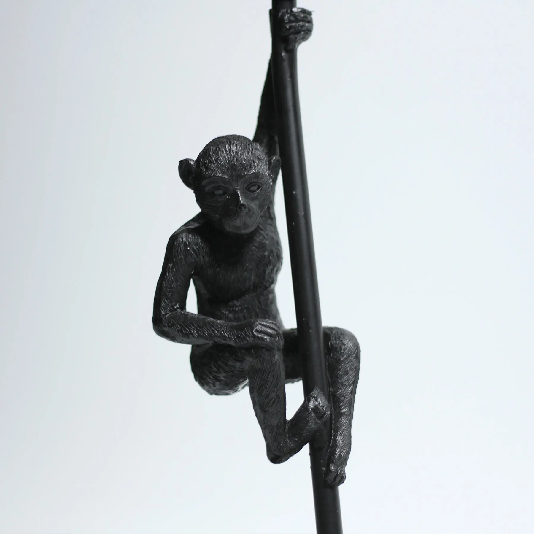 Monkey Hanging Table Lamp - Black