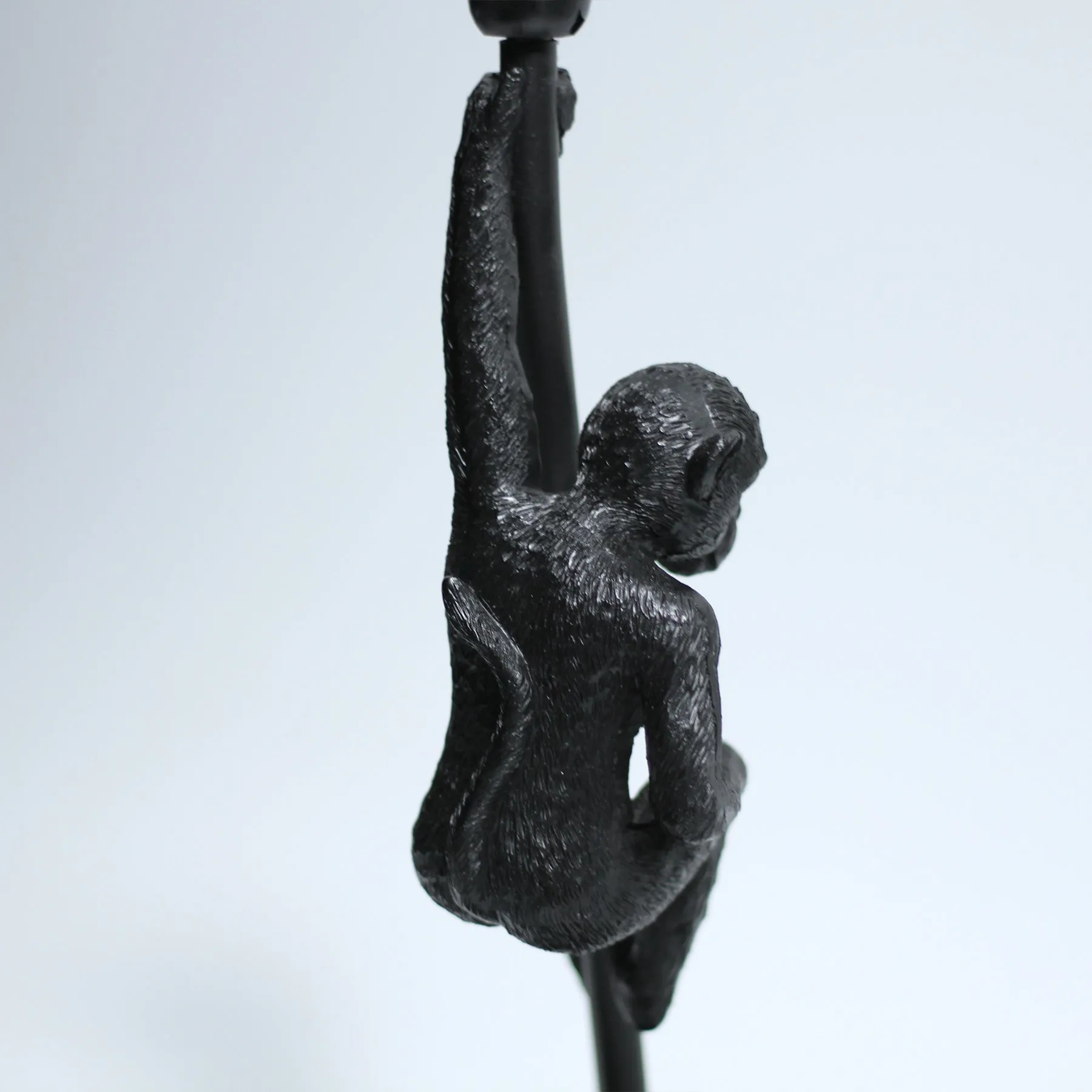 Monkey Hanging Table Lamp - Black