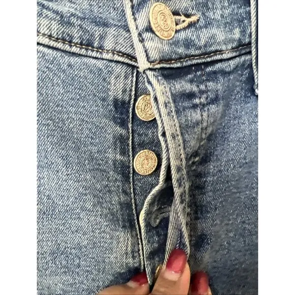 Mother The Stunner Ankle Jeans The Love Experiment  Womens's Sz 26 Button Fly