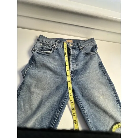 Mother The Stunner Ankle Jeans The Love Experiment  Womens's Sz 26 Button Fly