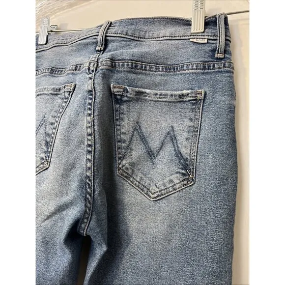 Mother The Stunner Ankle Jeans The Love Experiment  Womens's Sz 26 Button Fly