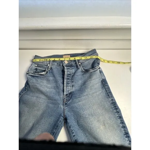 Mother The Stunner Ankle Jeans The Love Experiment  Womens's Sz 26 Button Fly
