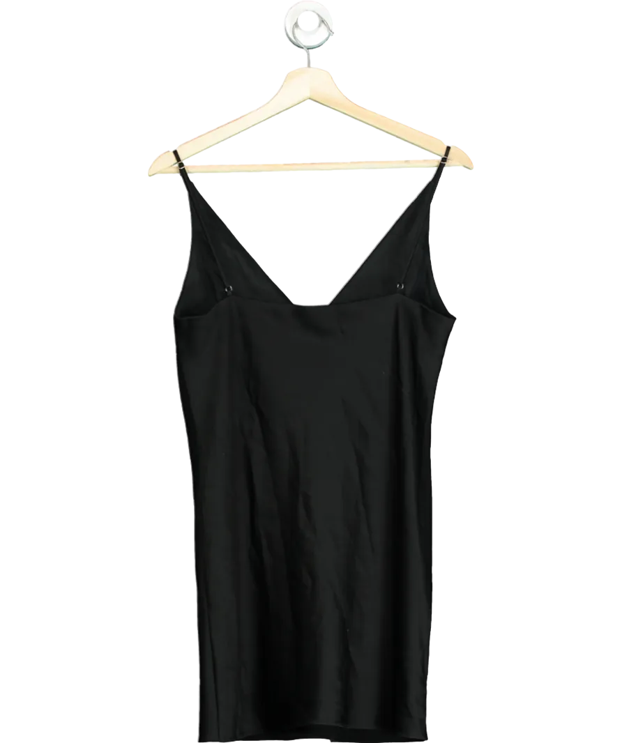 NDS from Revolve Black V-neck Cady Mini Dress UK S