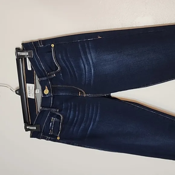 NEW Frame Dublin le Skinny de Jeanne #1470 Cut Off Ankle Luxury Jeans Spring