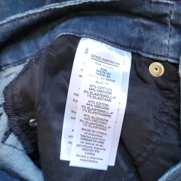 NEW Good American Good Legs Skinny Jeans 00 24