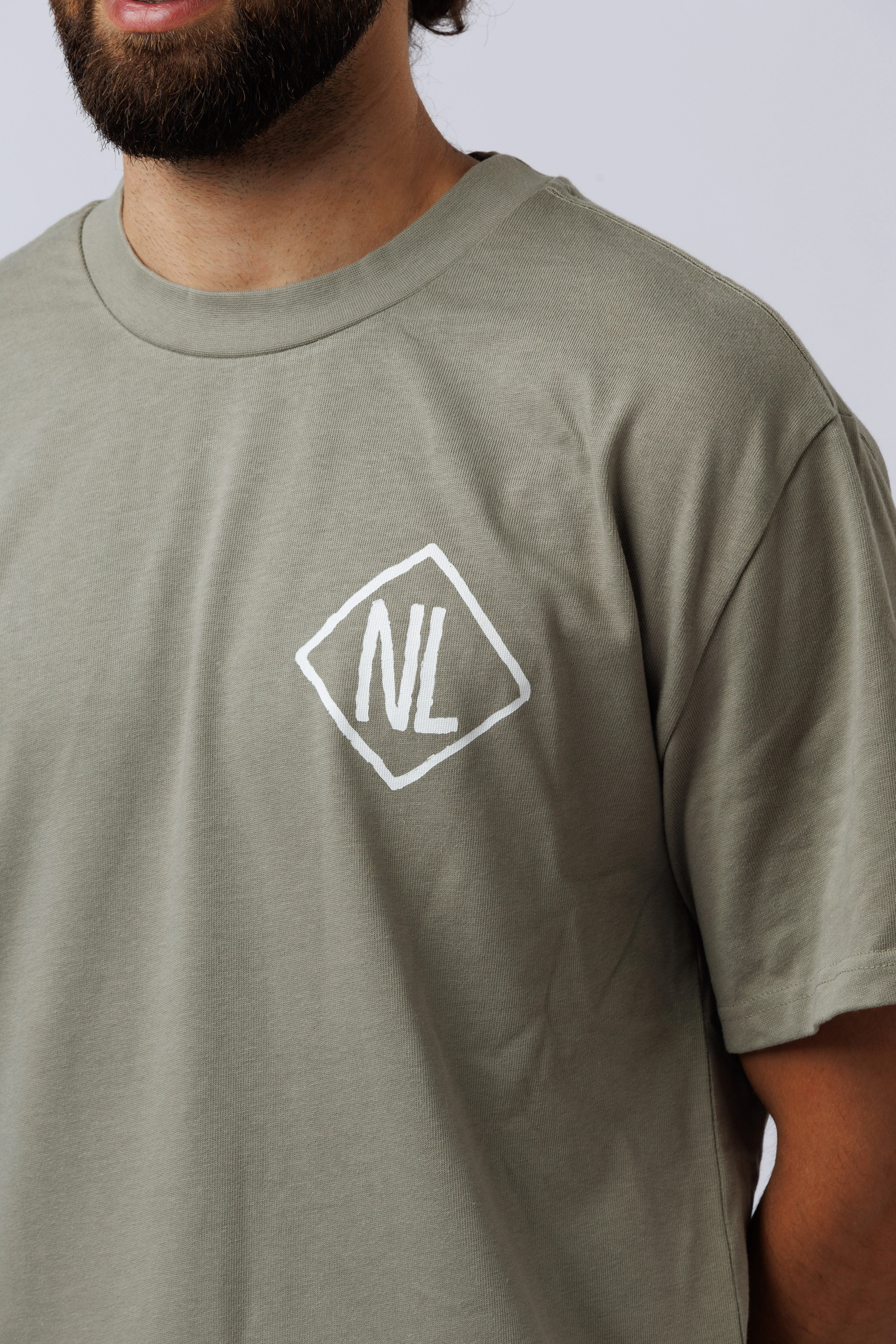 NL Oversized Tee Eucalyptus