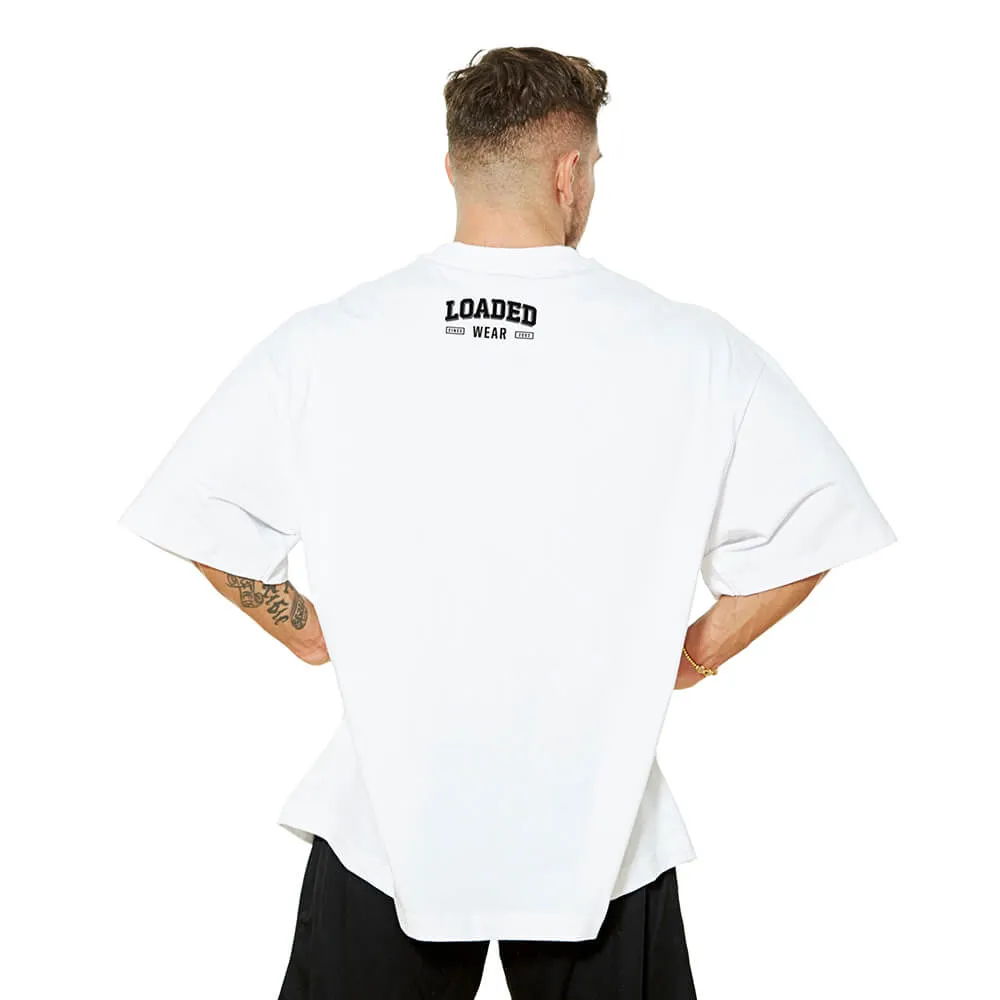 No Pain No Gain Oversize Tee - White