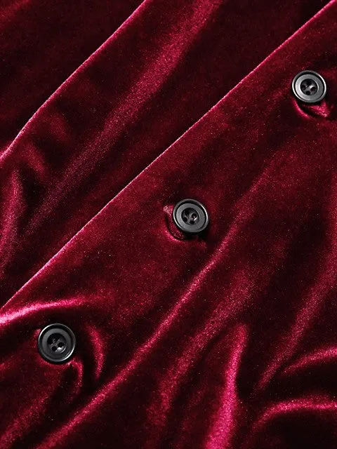 Nocturne #22 Velvet Long Bomber Jacket