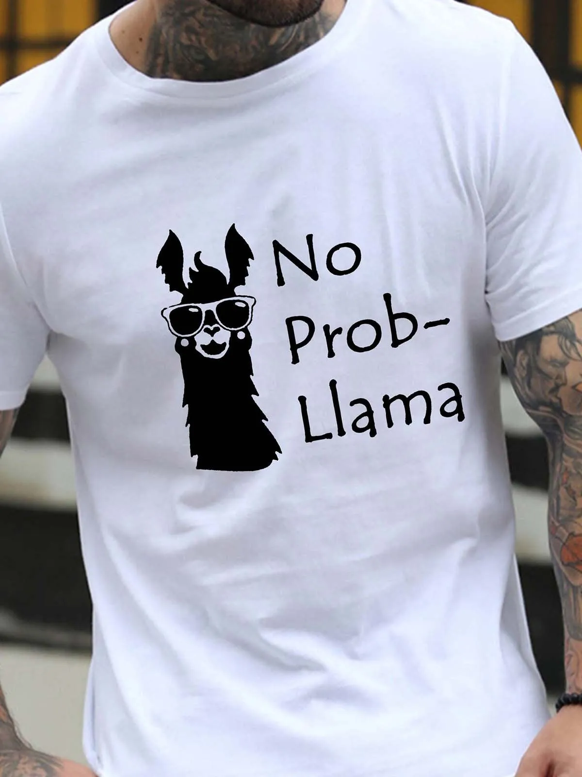 No?Prob?llama Men's T-shirt