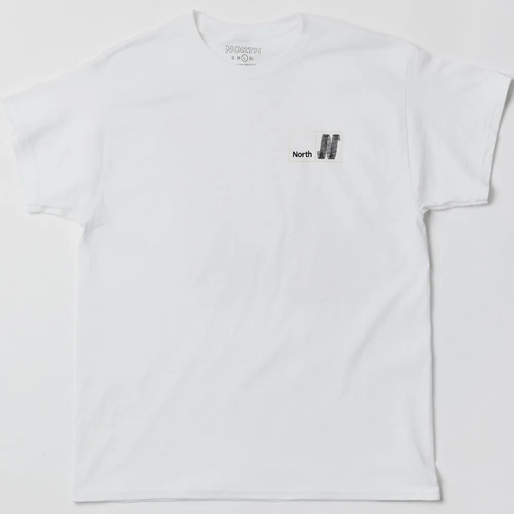 North N Logo T Shirt White/Black/Yellow