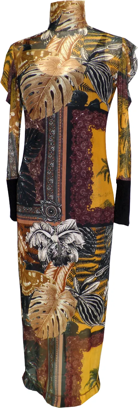 Nouveau Tea Length Dress