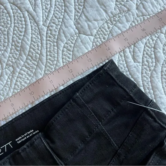 NWT - Anthropologie - Pilcro - Corset Mid-Rise Skinny Jeans - Cline Wash (Black)