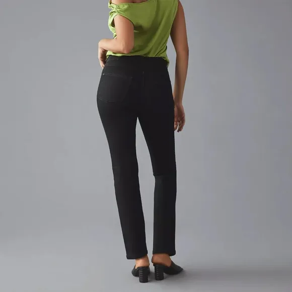 NWT - Anthropologie - Pilcro - Corset Mid-Rise Skinny Jeans - Cline Wash (Black)