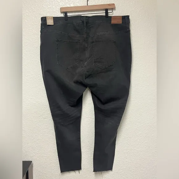 NWT MADEWELL Black Curvy High Rise Skinny Jeans Size 37 (Plus 24)