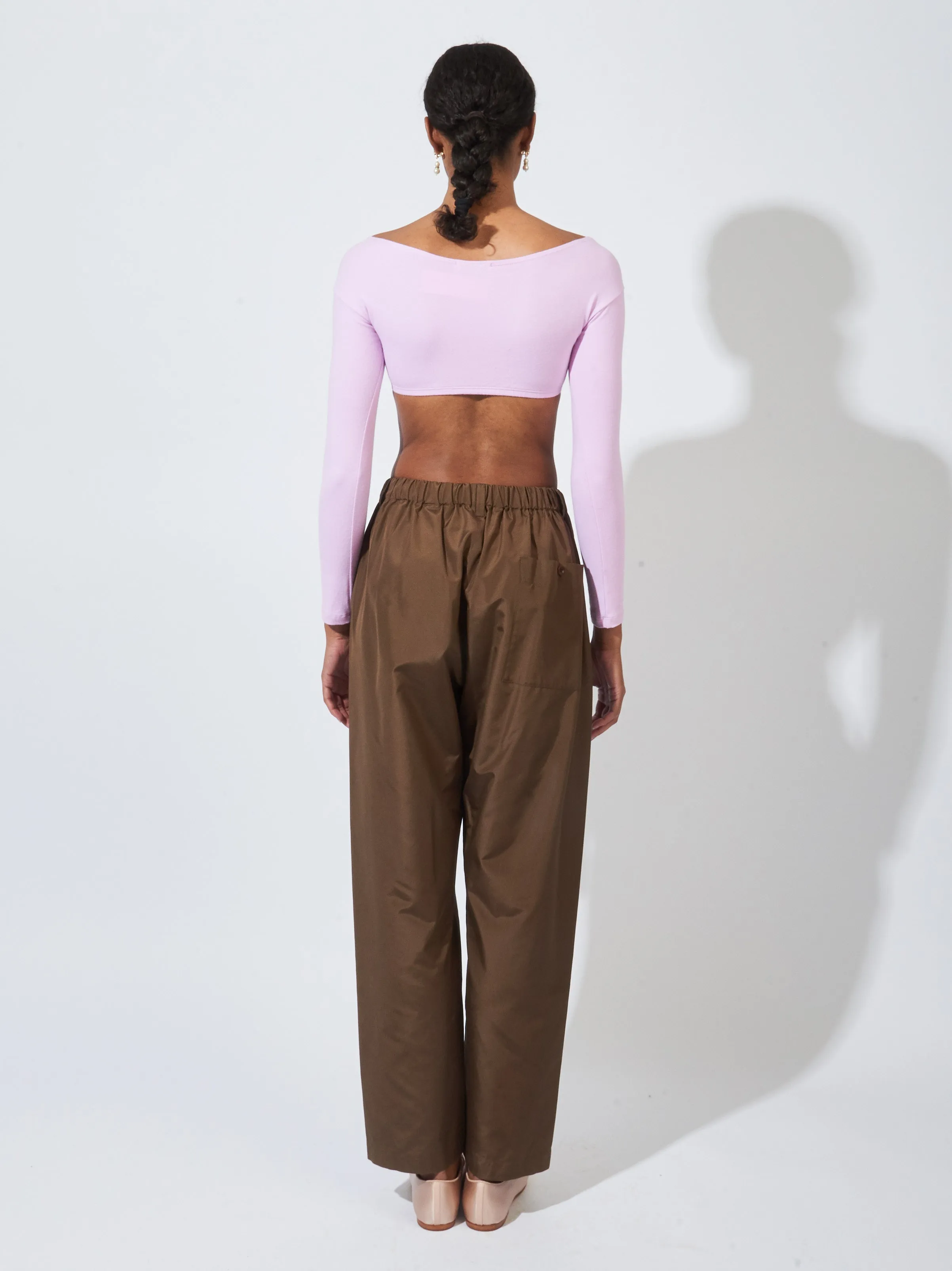 Orchid El Tigre Chiquito L/S Crop Top