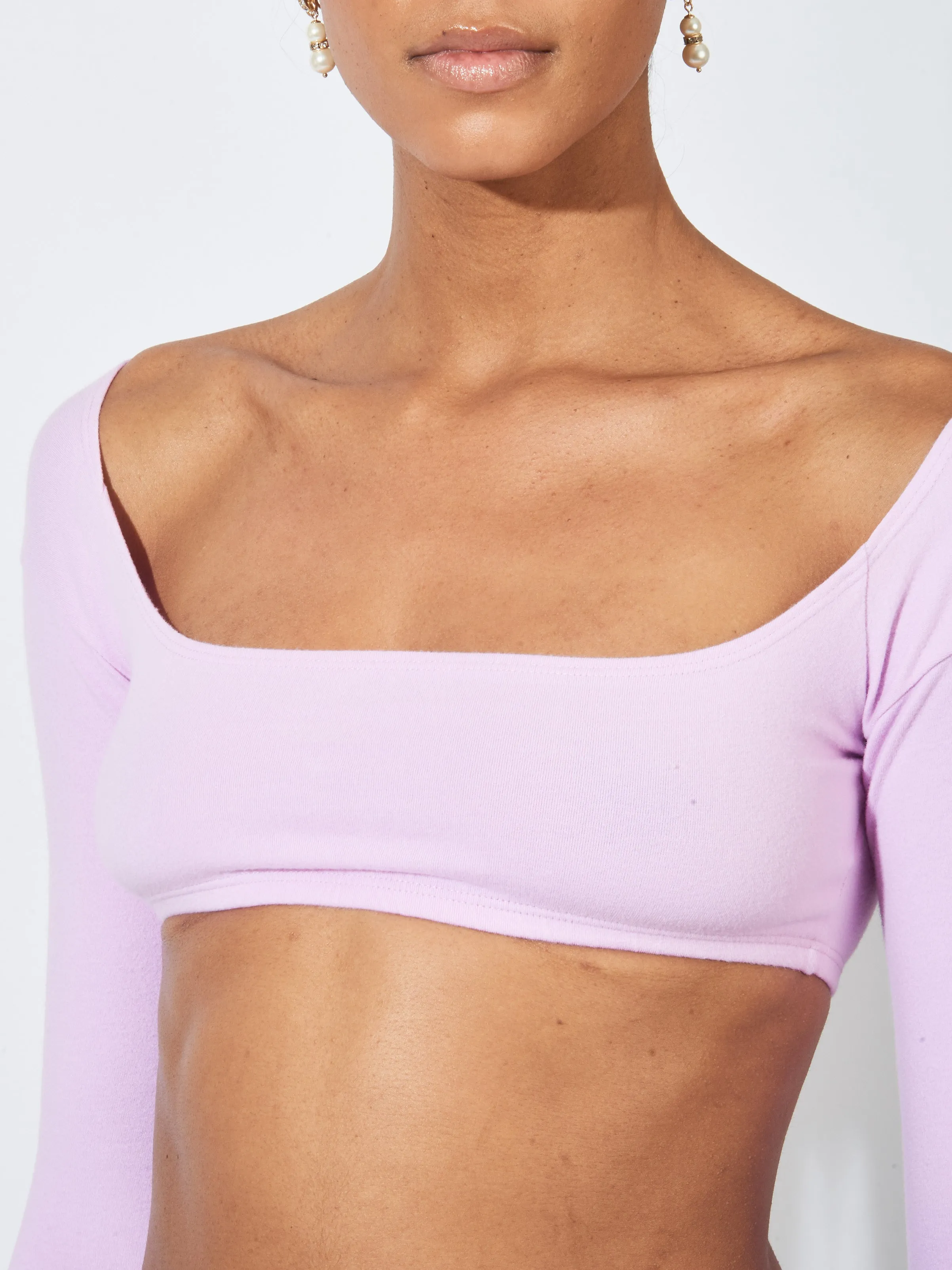 Orchid El Tigre Chiquito L/S Crop Top