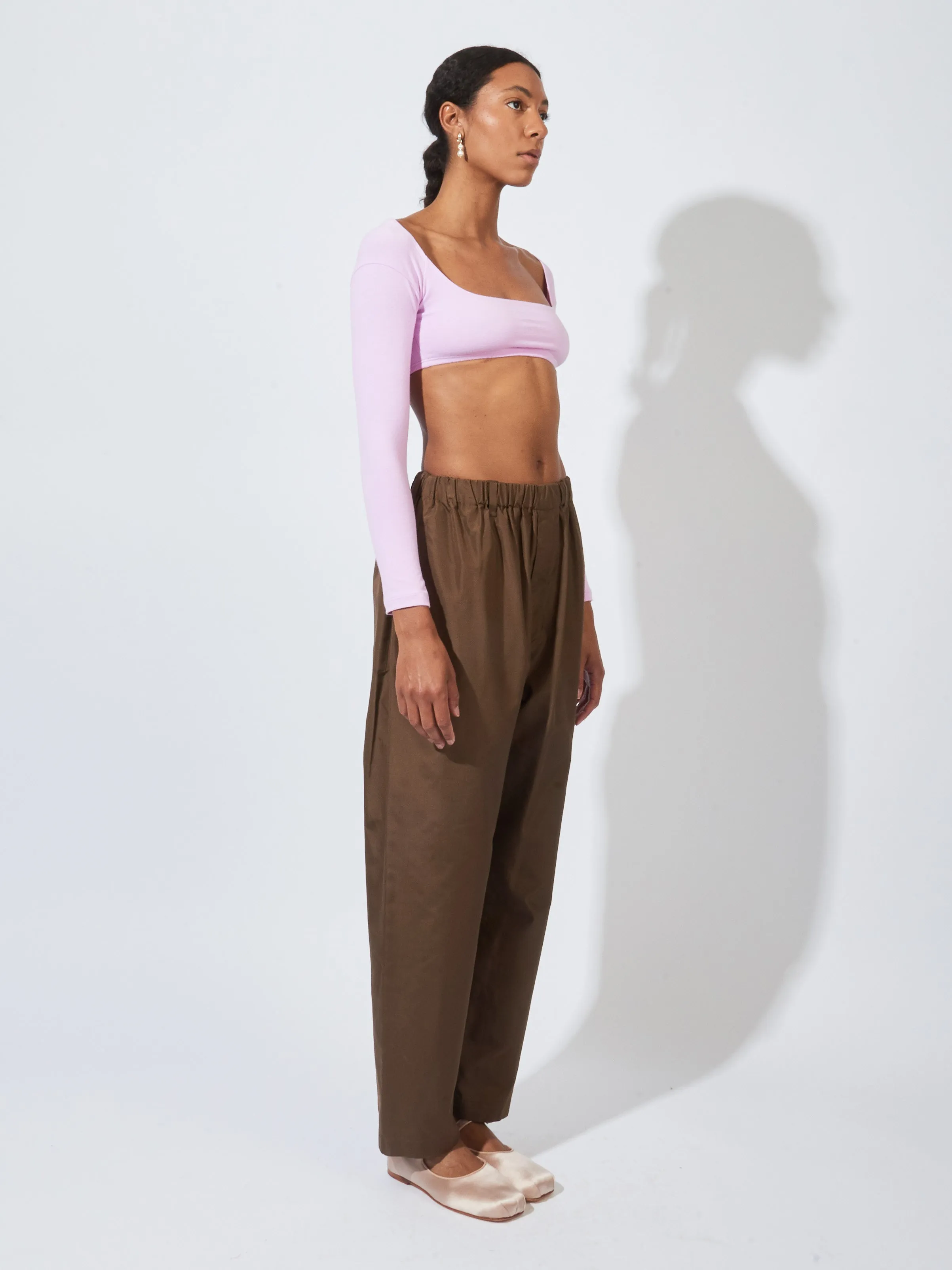 Orchid El Tigre Chiquito L/S Crop Top