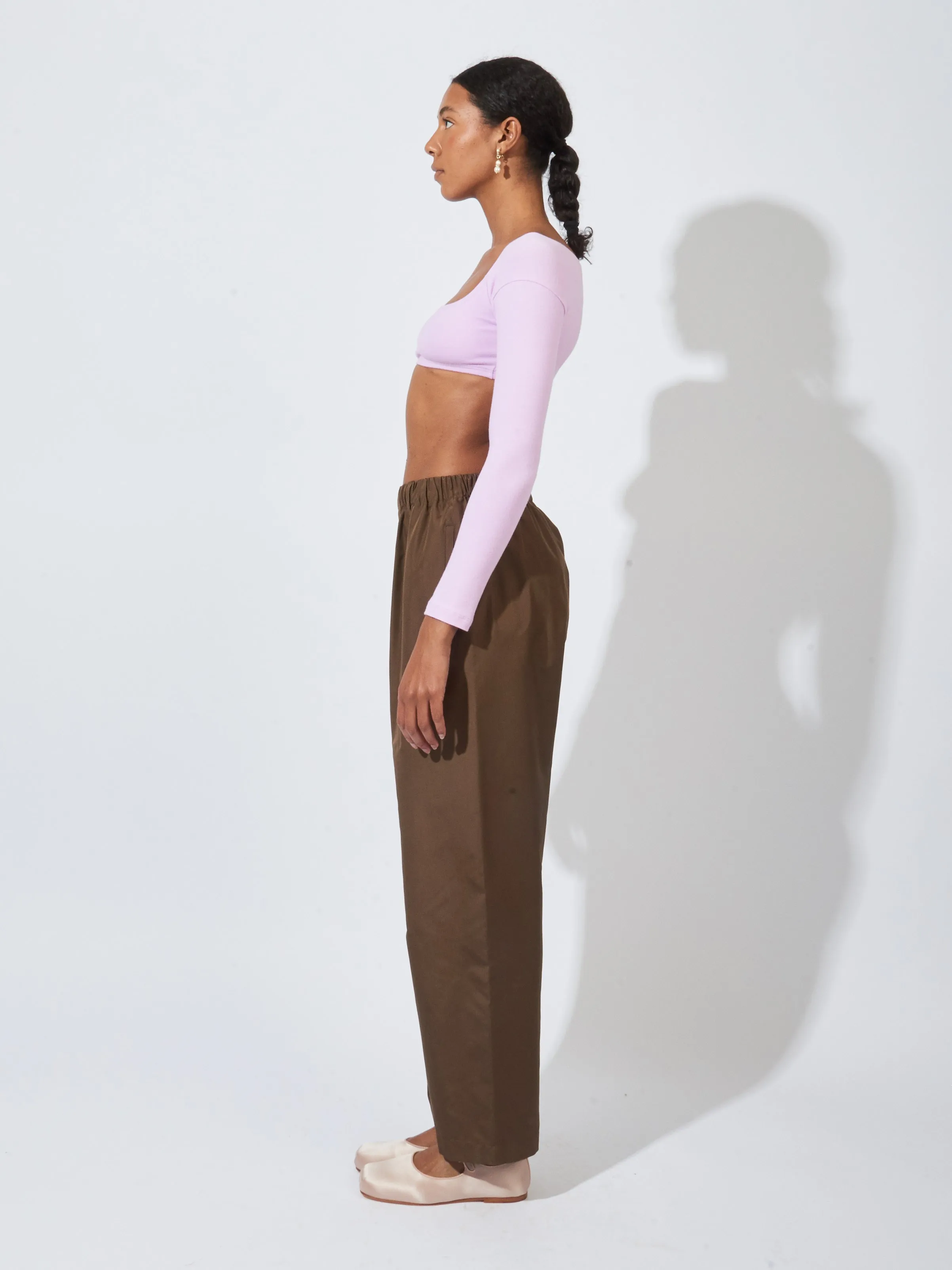 Orchid El Tigre Chiquito L/S Crop Top